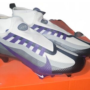 NIB Nike Vapor Edge Pro 360 Cleats - White and Purple